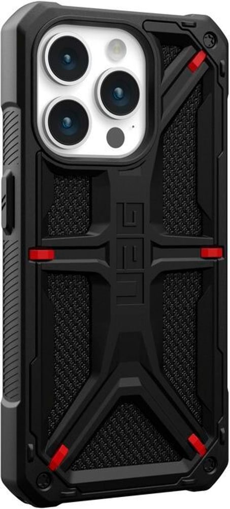 Monarch Case - Apple iPhone 15 Pro - kevlar black Smartphone Hülle UAG 785302425878 Bild Nr. 1
