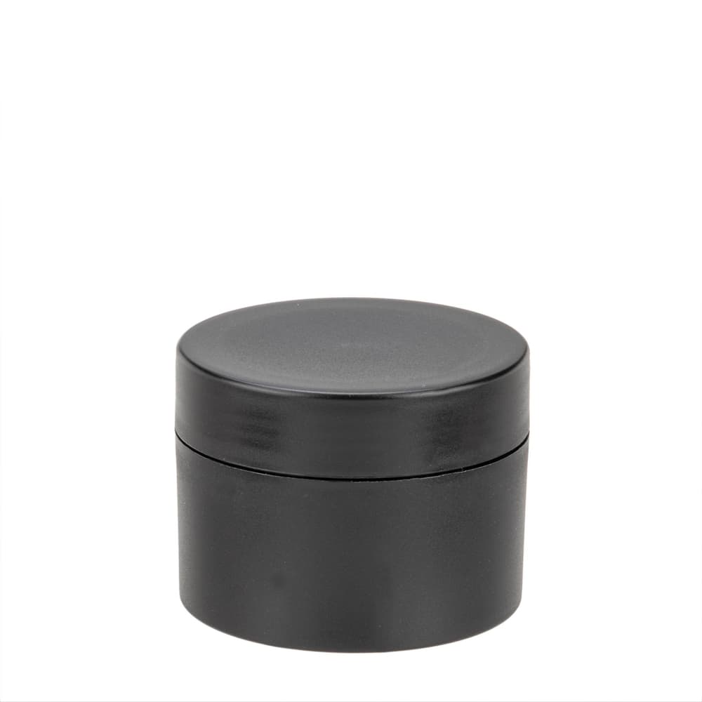 Pot de crème 50ml noir à double paroi Pot cosmétique 668353200000 Photo no. 1