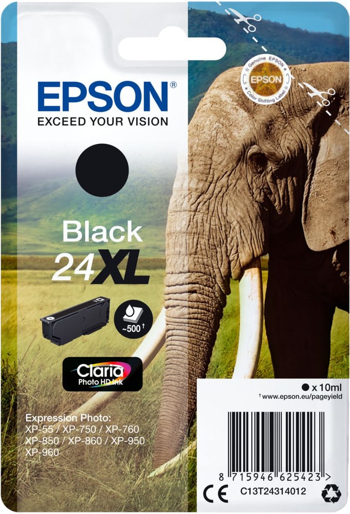 T24XL nero Cartuccia d'inchiostro Epson 798512000000 N. figura 1