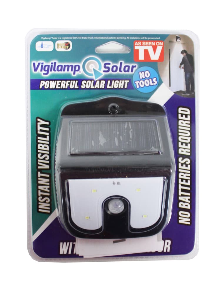 Vigilamp Solar - Sonnenenergie-Leuchte mit Bewegunssensor Aussenwandlampe Best Direct 603740100000 Bild Nr. 1