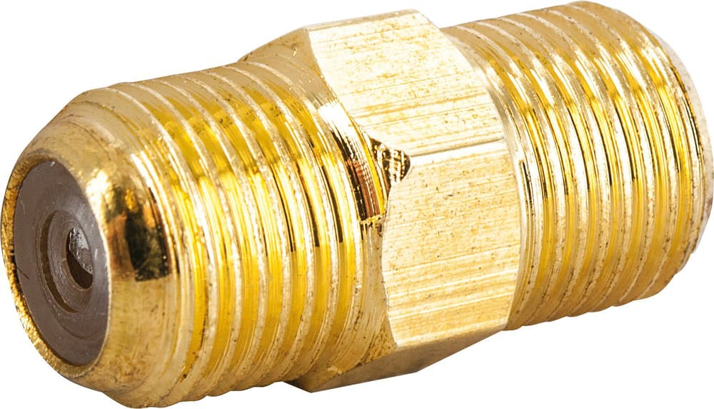 F-Verbinder gold F-Verbinder Schwaiger 613180000000 Bild Nr. 1