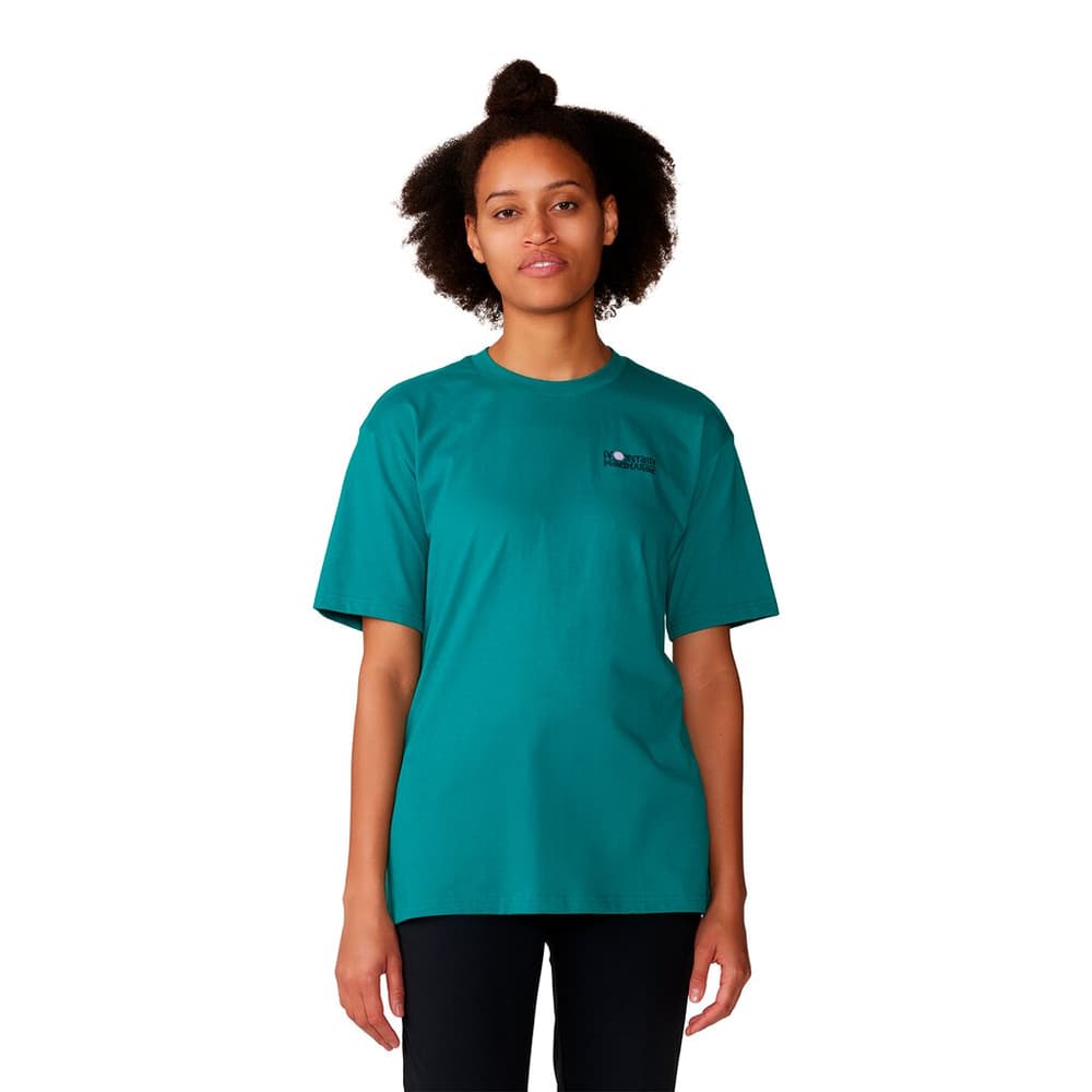 W Tie Dye Earth™ Boxy Short Sleeve T-Shirt MOUNTAIN HARDWEAR 474125300265 Grösse XS Farbe petrol Bild-Nr. 1