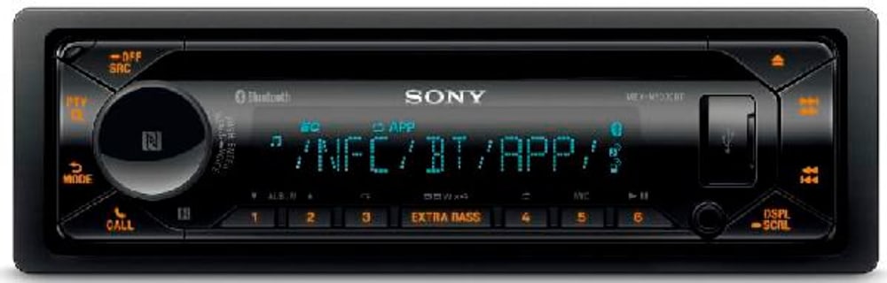 Cd-mp3-tuner Schwarz Autoradio Sony 621179200000 N. figura 1