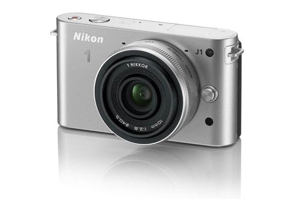 Nikon-1 J1 Kit mit 10mm/2.8 silber Syste 95110002962213 Bild Nr. 1