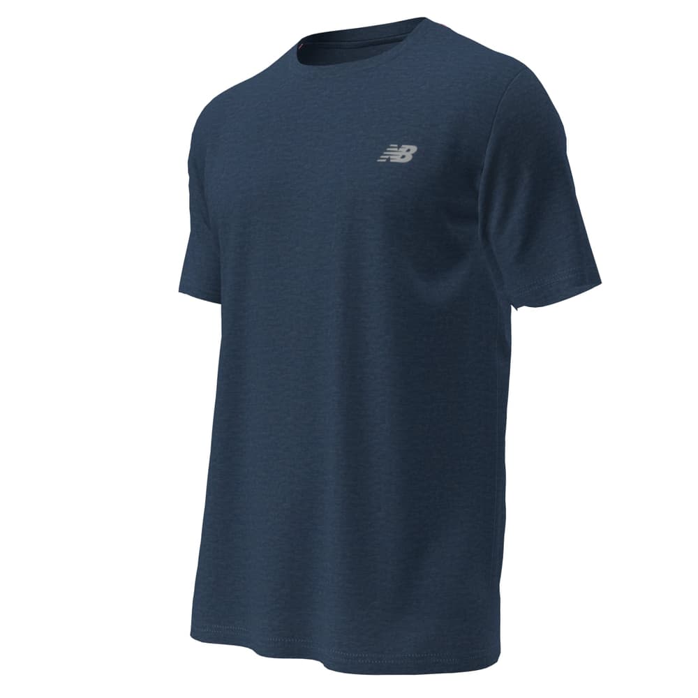 Heathertech T-shirt New Balance 467738700622 Taglie XL Colore blu scuro N. figura 1