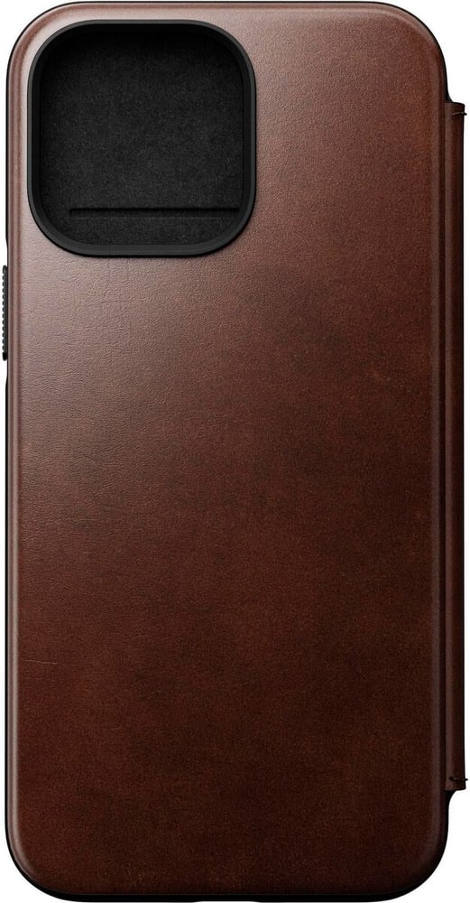 Modern Horween Leather Folio iPhone 14 Pro Max Cover smartphone Nomad 785302402053 N. figura 1