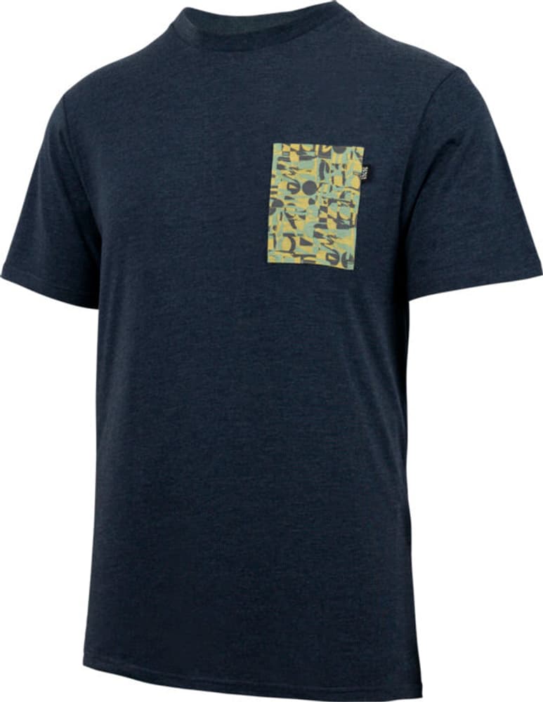 Classic organic 2.0 tee T-shirt iXS 470905700643 Taglie XL Colore blu marino N. figura 1