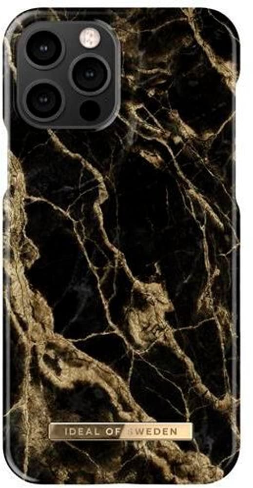 iPhone 12 / iPhone 12 Pro Hardcase - Golden Smoke Marble Cover smartphone iDeal of Sweden 785300157691 N. figura 1