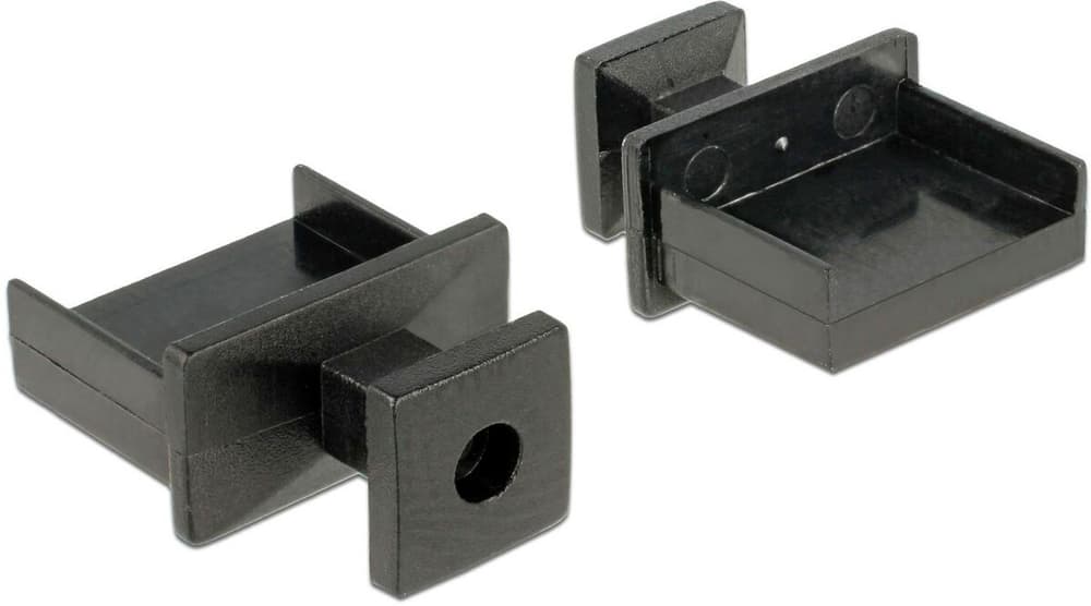 Blindstecker/Staubschutz USB-A 10 Stück Schwarz USB Adapter DeLock 785302405094 Bild Nr. 1