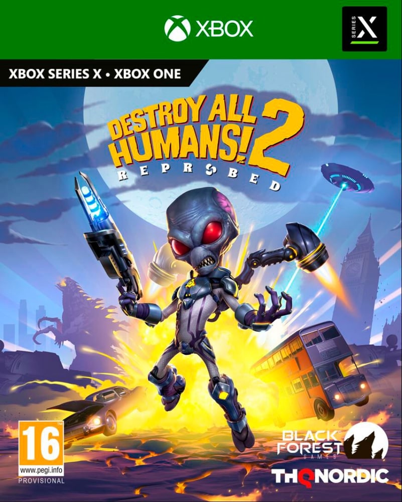 Xbox - Destroy All Humans 2: Reprobed F/I Jeu vidéo (boîte) 785300162541 Photo no. 1