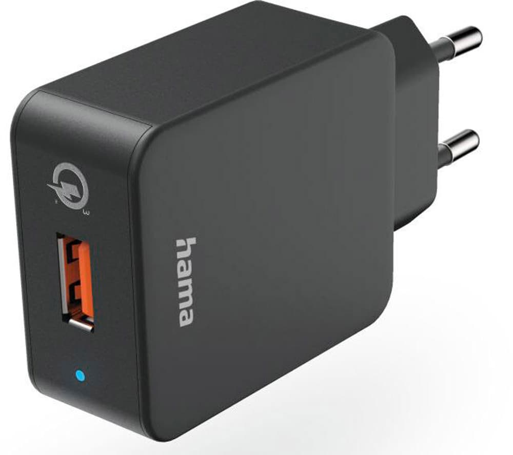 Schnellladegerät "Qualcomm® Quick Charge™ 3.0", USB-A, 19,5 W, Schwarz Universal-Ladegerät Hama 785300174475 Bild Nr. 1
