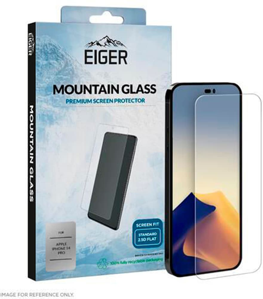 iPhone 14 Pro (1er-Pack) Mountain Glass 2.5D clear Protection d’écran pour smartphone Eiger 798800101633 Photo no. 1