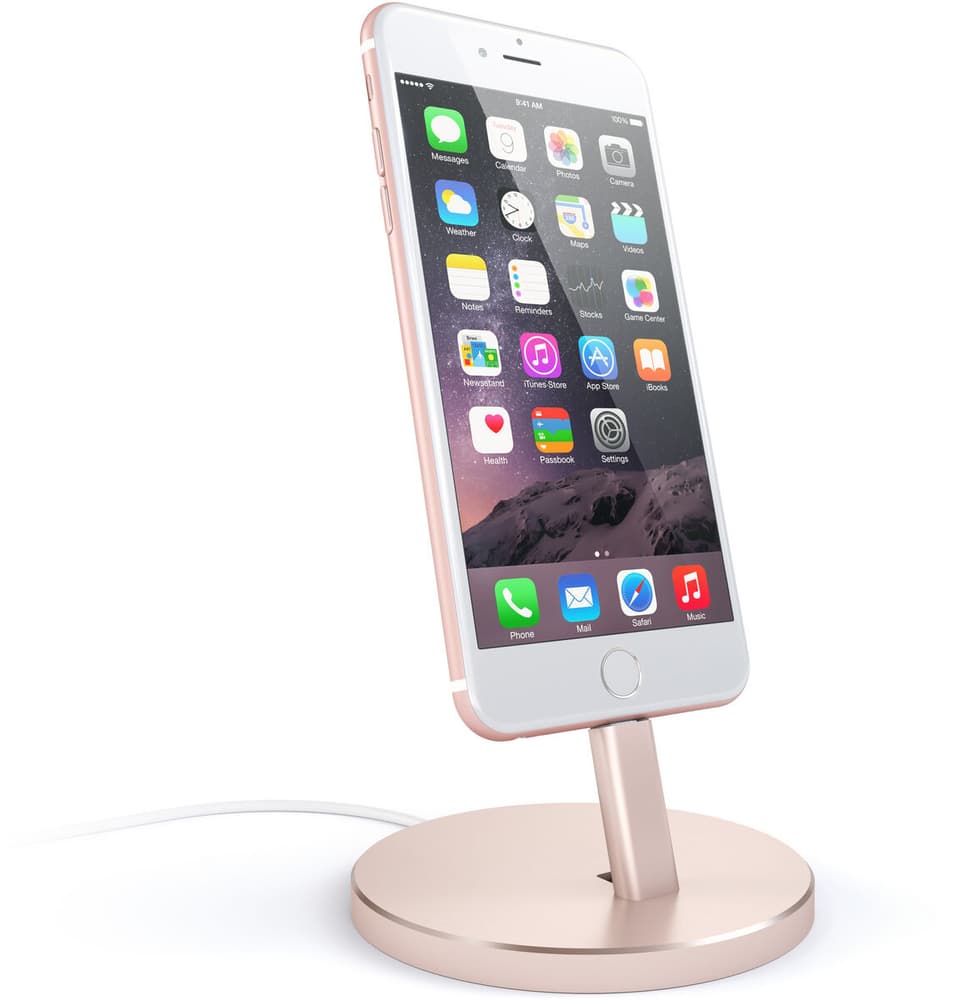 Charging Stand Lightning Connector - Rose Gold Base di ricarica Satechi 785300166841 N. figura 1