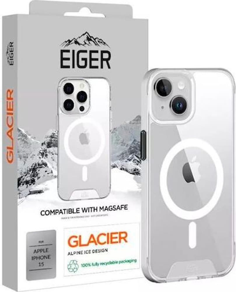 Glacier Case iPhone 15 clear Smartphone Hülle Eiger 785302411175 Bild Nr. 1