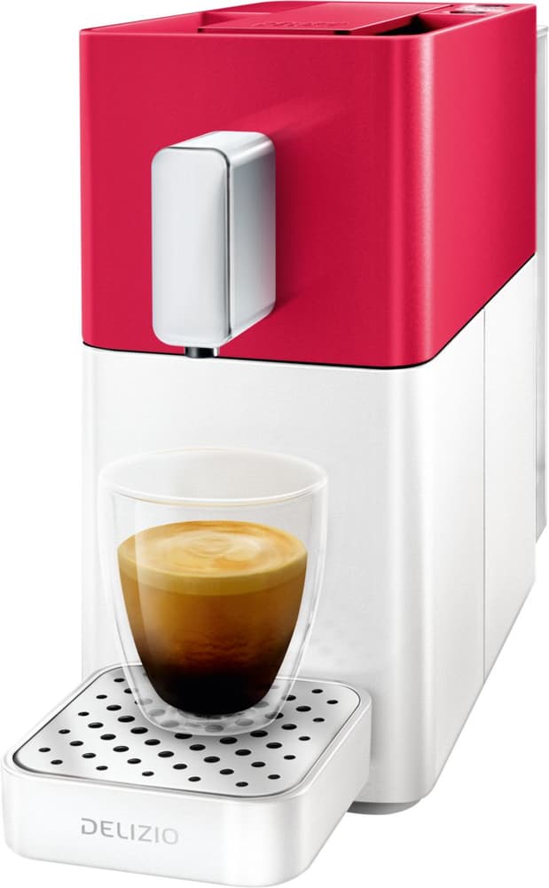 Carina Heart Red / Shell White Machine à café à capsules Delizio 717478500000 Photo no. 1
