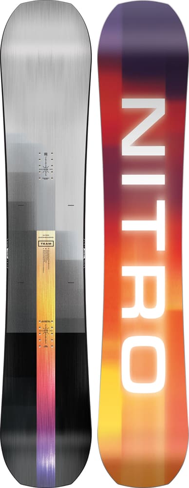 Team inkl. One (L) All Mountain Snowboard con attacchi Nitro 494559118980 Colore grigio Lunghezza 159W N. figura 1