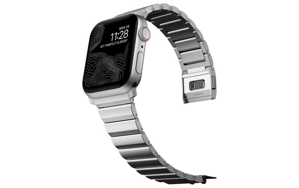 Aluminium Apple Watch Silver Bracelet de montre intelligente Nomad 785302421563 Photo no. 1