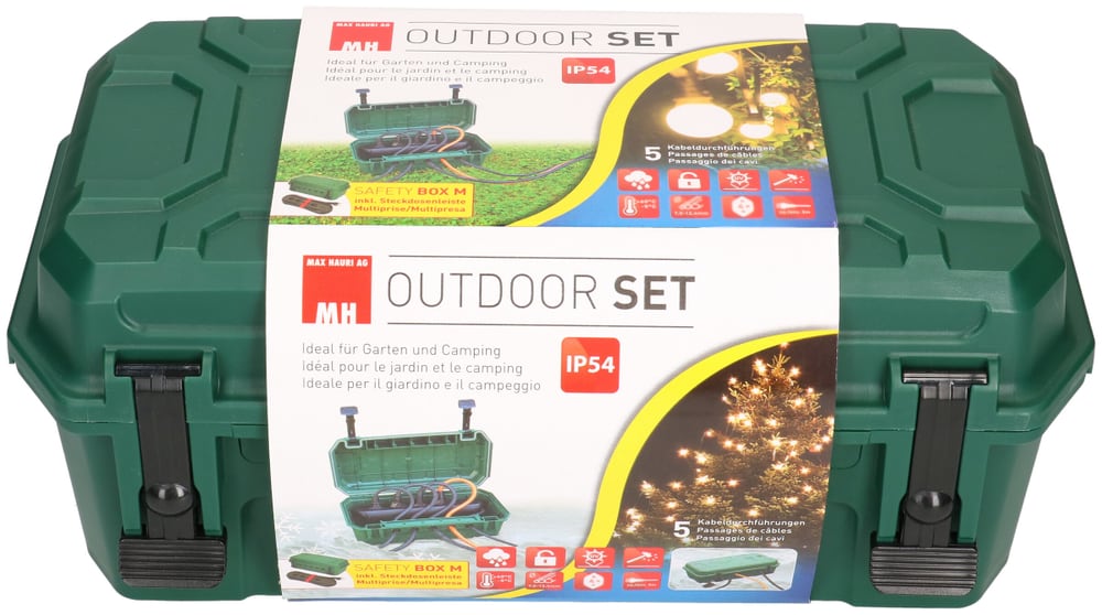 Outdoor SET SAFETY BOX M mit Steckdosenleiste SAFETY BOX Max Hauri 613325900000 Bild Nr. 1