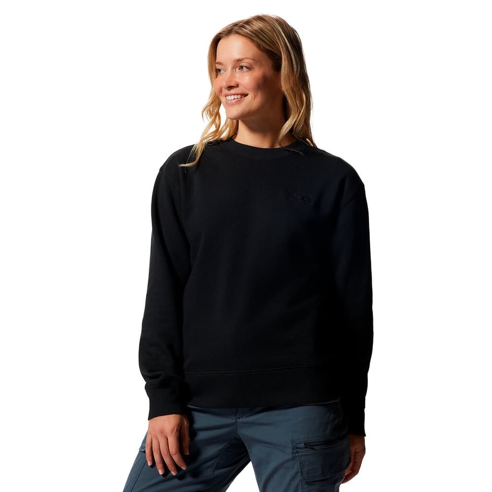 W MHW Logo Pullover Crew Pull-over MOUNTAIN HARDWEAR 474122900220 Taille XS Couleur noir Photo no. 1