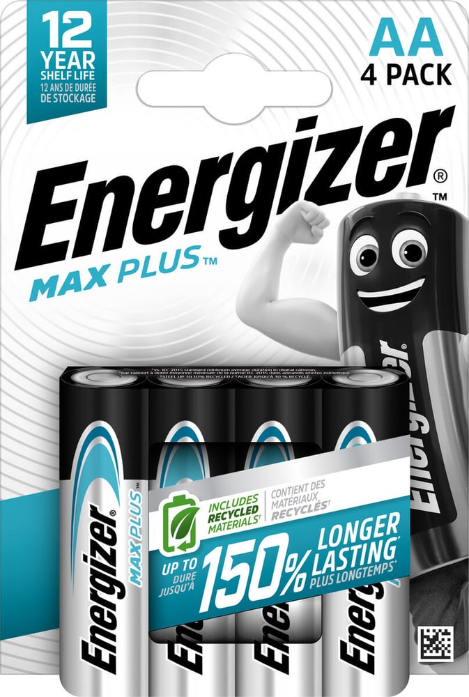 MaxPlus AA 4 pezzi Batteria Energizer 704769500000 N. figura 1