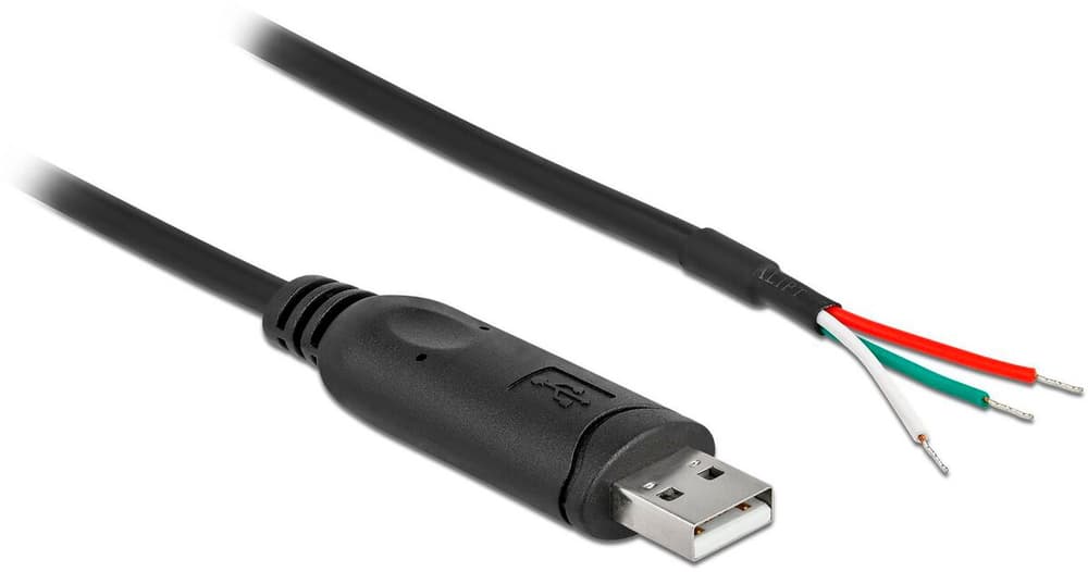 USB 2.0-Adapterkabel Seriell RS-232 USB A - Offen 1 m USB Kabel DeLock 785300194903 Bild Nr. 1
