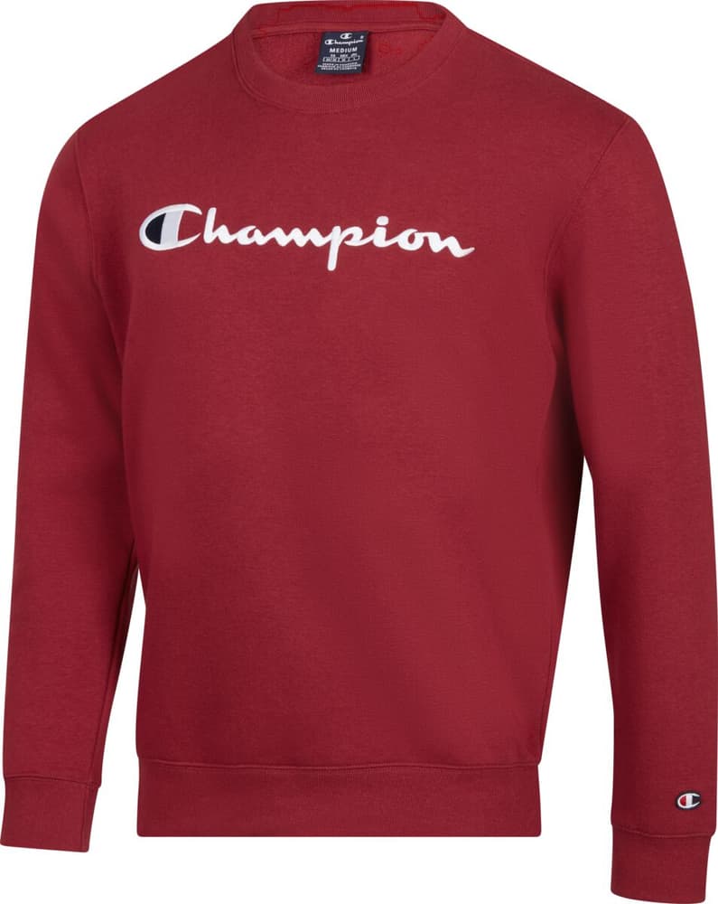 American Classics Crewneck Sweatshirt Felpa Champion 462424900488 Taglie M Colore bordeaux N. figura 1