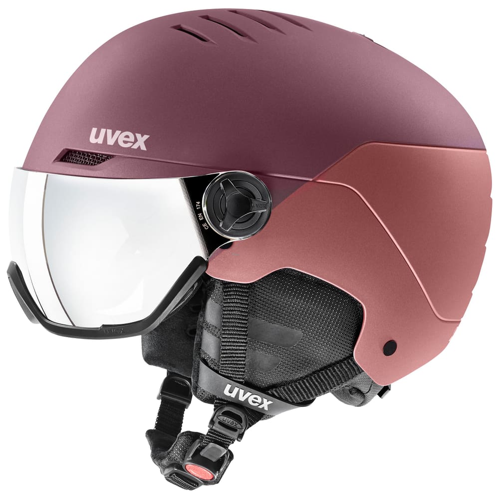 wanted visor Casque de ski Uvex 494842854088 Taille 54-58 Couleur bordeaux Photo no. 1