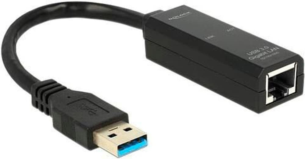 USB 3.0 - RJ45 Adaptateur Adaptateur réseau RJ45 DeLock 785302423277 Photo no. 1