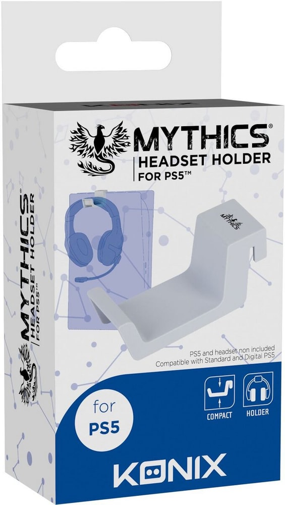 Mythics Headset Holder for Playstation 5 [PS5] Accessori Cuffie da gaming Konix 785302415994 N. figura 1