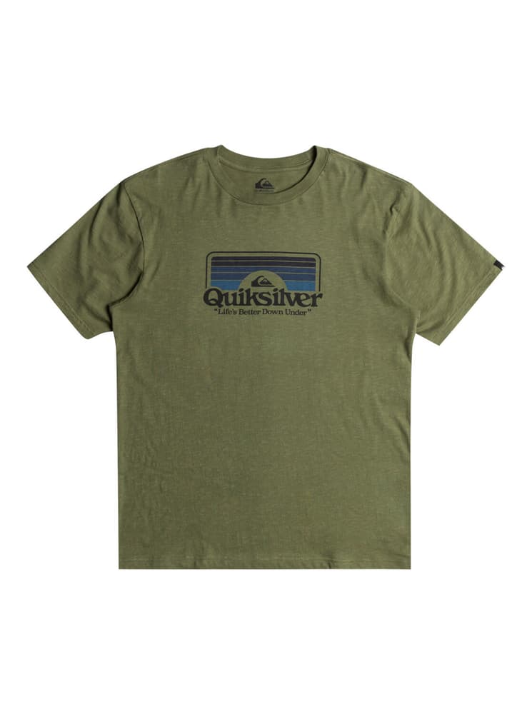 STEP INSIDE T-shirt Quiksilver 468247000467 Taille M Couleur olive Photo no. 1