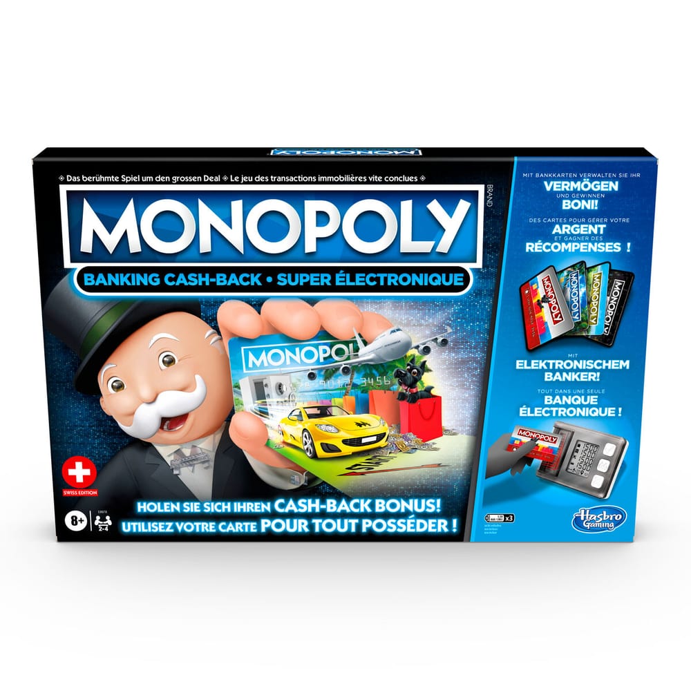 Monopoly Banking Cash-Back Gesellschaftsspiel Hasbro Gaming 748669500000 Bild Nr. 1