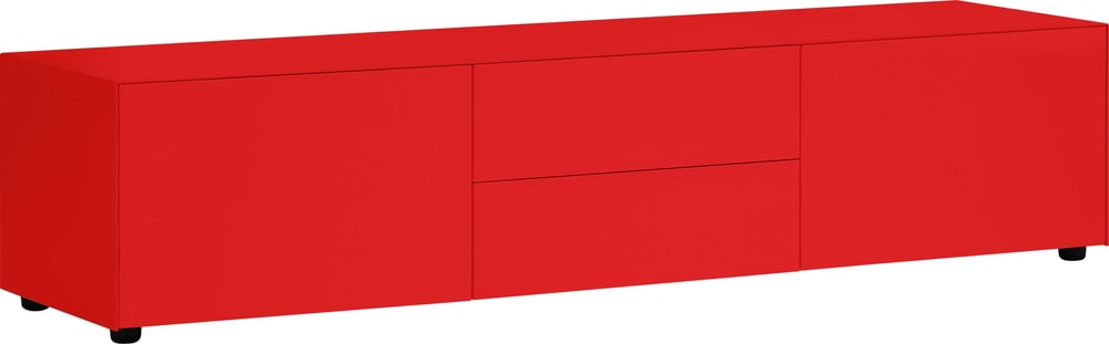 LUX Buffet bas 400841000030 Dimensions L: 180.0 cm x P: 46.0 cm x H: 37.5 cm Couleur Rouge Photo no. 1