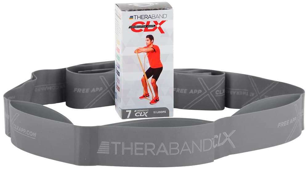 Theraband  CLX 7 Elastico fitness TheraBand 471988999987 Taglie one size Colore argento N. figura 1
