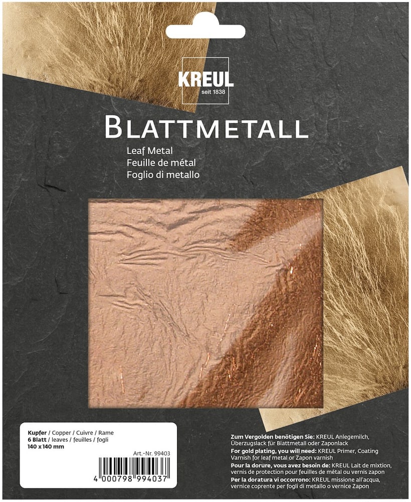 Balttmetall kuperfarbig Blattmetall C.Kreul 665627900000 Bild Nr. 1