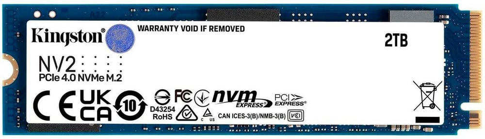 NV2 M.2 2280 NVMe 2000 GB Interne SSD Kingston 785302409657 Bild Nr. 1