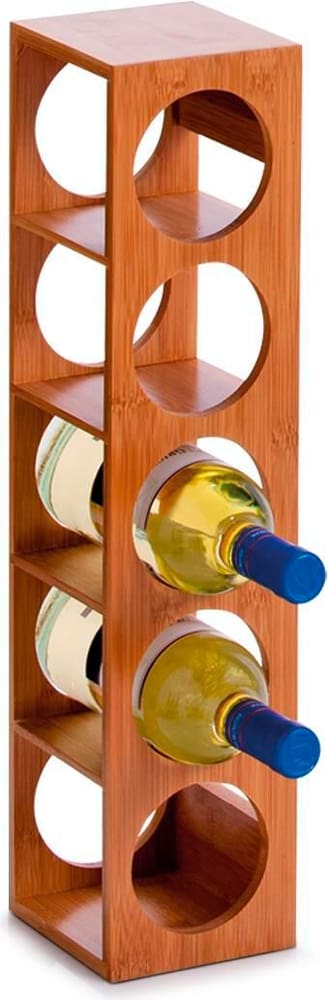 Empilable pour 5 bouteilles, Brun Range-bouteilles de vin Zeller Present 785300185806 Photo no. 1