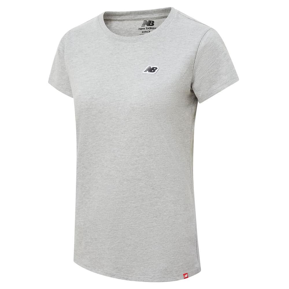 W NB Small Logo Tee T-Shirt New Balance 469541500381 Taglie S Colore grigio chiaro N. figura 1