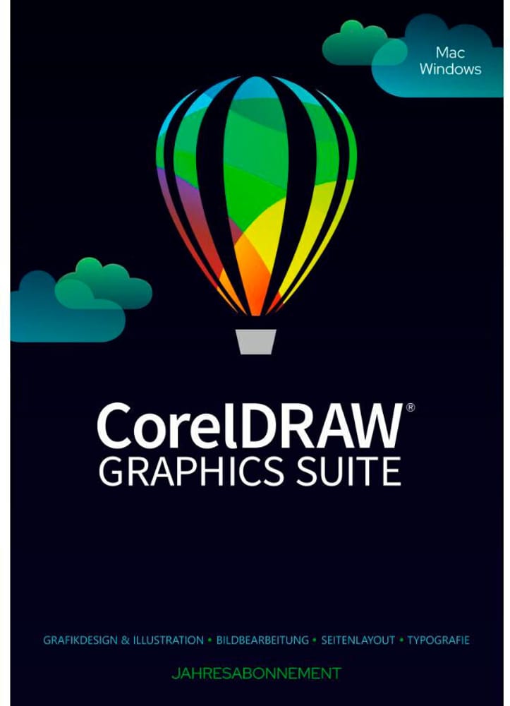 Draw Graphics Suite Agnostic DE Software di pubblicazione (Box) Corel 785300169652 N. figura 1