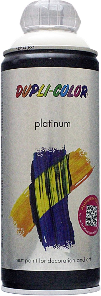Vernice spray Platinum lucido Lacca colorata Dupli-Color 660827300000 Colore Bianco Contenuto 400.0 ml N. figura 1