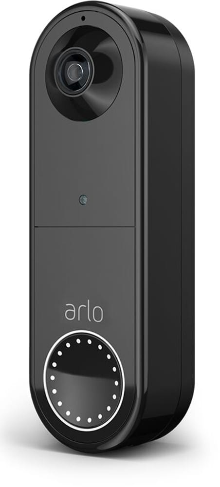 Essential Video Doorbell sans fil noir Sonnette et interphone de porte Arlo 785300159113 Photo no. 1
