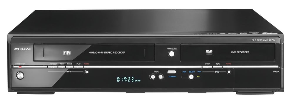 TD6D-M100 DVD/HDD/VHS Recorder Funai 77113740000014 Bild Nr. 1