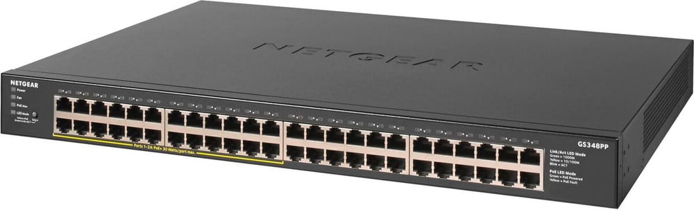GS348PP-100EUS 48 Port Switch di rete Netgear 785302429398 N. figura 1