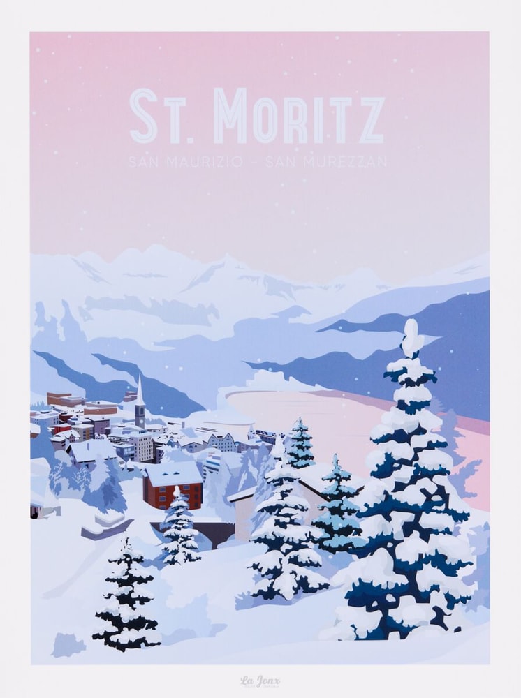 ST. MORITZ Poster La Jonx 433052200000 Bild Nr. 1