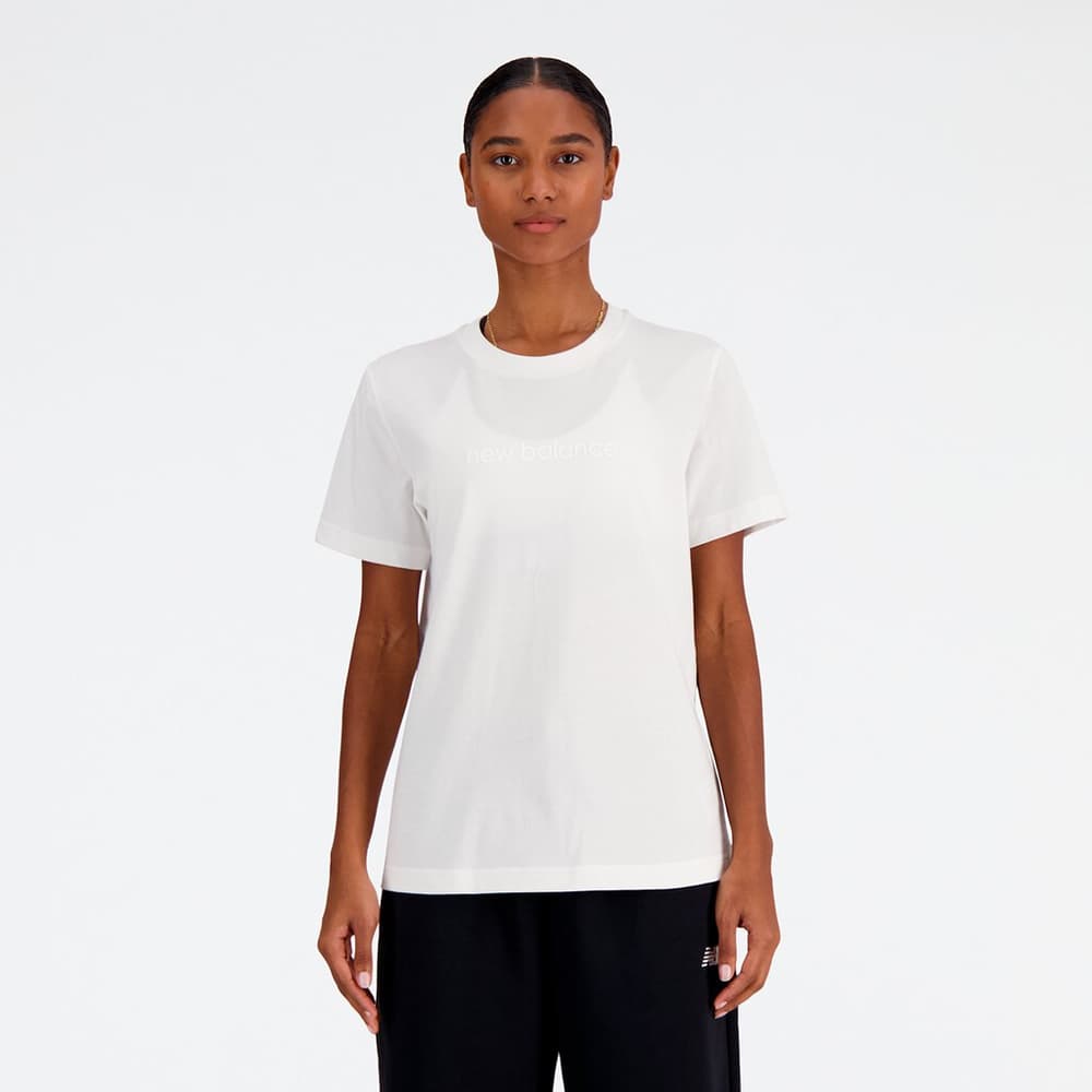 W Hyper Density Jersey T-Shirt T-shirt New Balance 474138900410 Taglie M Colore bianco N. figura 1