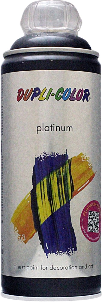 Vernice spray Platinum lucido Lacca colorata Dupli-Color 660826300000 Colore Nero Contenuto 400.0 ml N. figura 1