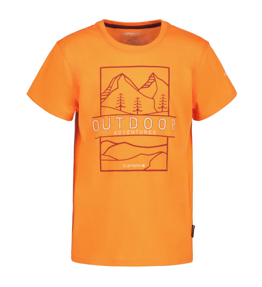 Kinston Jr T-shirt Icepeak 469305014034 Taglie 140 Colore arancio N. figura 1
