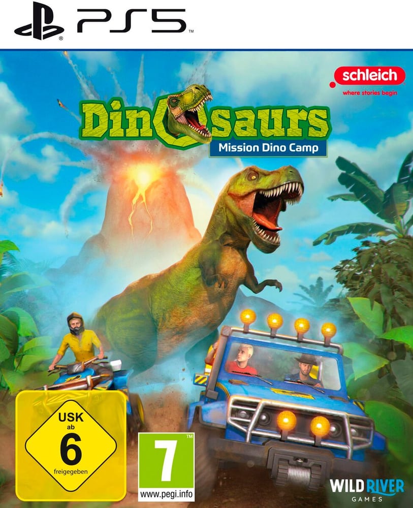 PS5 - Schleich Dinosaurs: Mission Dino Camp Game (Box) 785302426490 N. figura 1