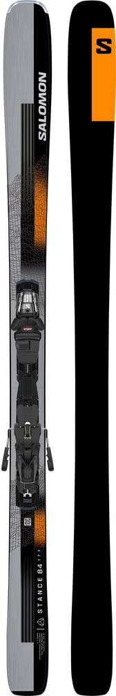 E Stance 84 inkl. M12 GW Skis All Mountain avec fixations Salomon 464327216920 Couleur noir Longueur 169 Photo no. 1