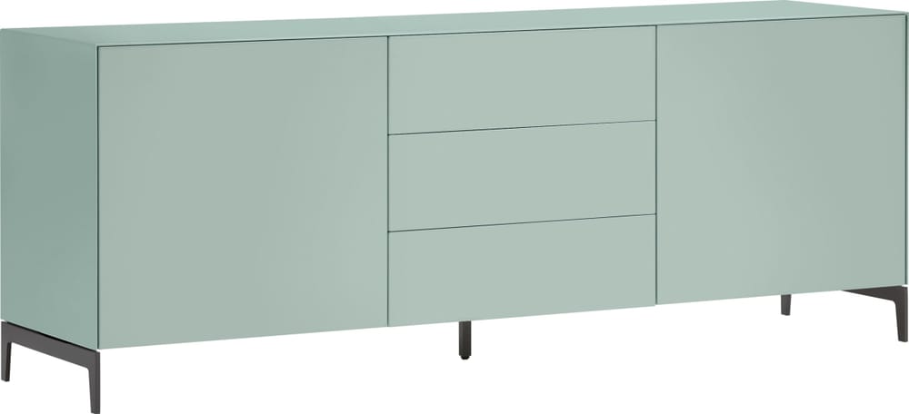 LUX Buffet bas 400850300000 Dimensions L: 180.0 cm x P: 46.0 cm x H: 68.0 cm Couleur Bleu clair Photo no. 1