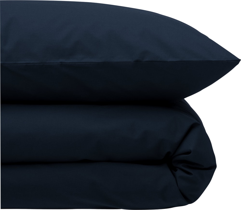 ROMANO Federa per cuscino in percalle 451251310953 Dimensioni Federa per cuscino - 65 x 100 cm Colore Blu notte N. figura 1